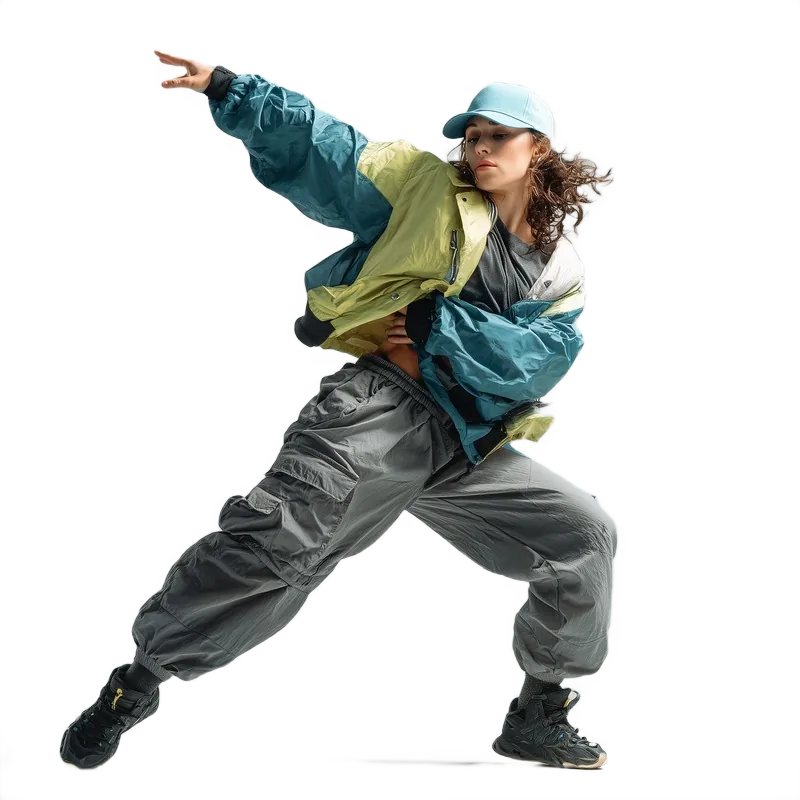 Background removed: Street Dancer in Studio